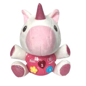 muzička plišana igračka jednorog za bebe – umirujuća svetla i zvukovi | baby igračka 6+ meseci