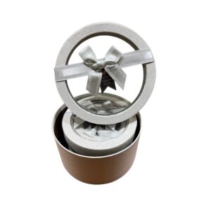 luksuzna pravougaona poklon kutija – set od 3 komada (bela ili plava)